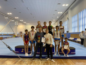 Калужская школьная лига - спортивная гимнастика.